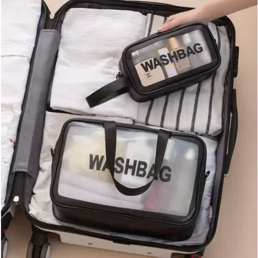 Kit 3 Bolsas Necéssaire Washbag Impermeável