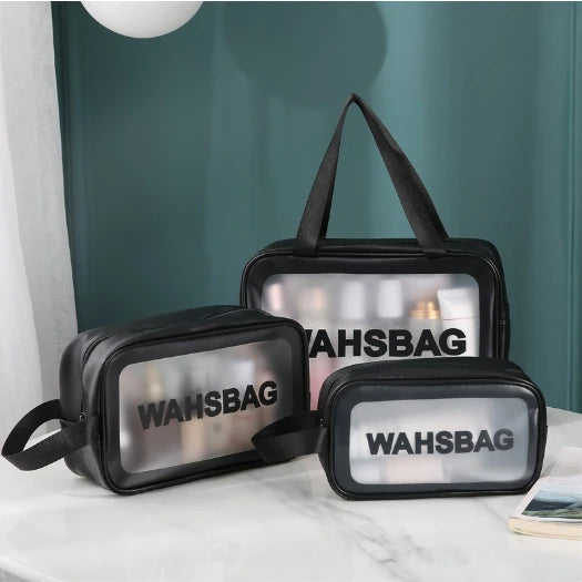 Kit 3 Bolsas Necéssaire Washbag Impermeável