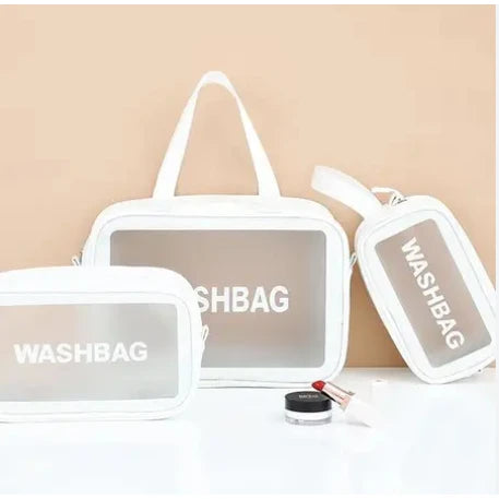 Kit 3 Bolsas Necéssaire Washbag Impermeável