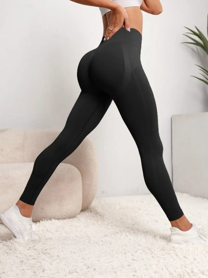 Calça Legging Espotiva, Cintura Alta e Levanta Bumbum